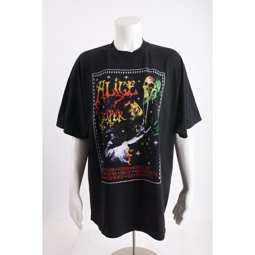 Winterland Alice Cooper 2000's T-Shirt Shirt Classic Rock Music Black